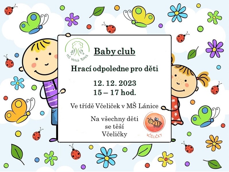 Baby club Včeličky 12. 12. 2023